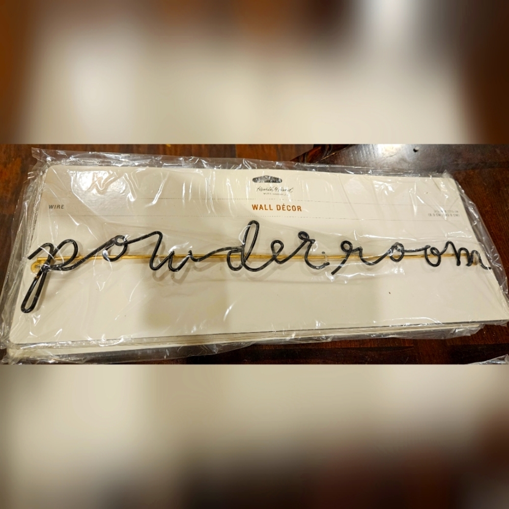 Powder Room Wall Decoration